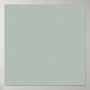 Ash grey (solid colour) poster