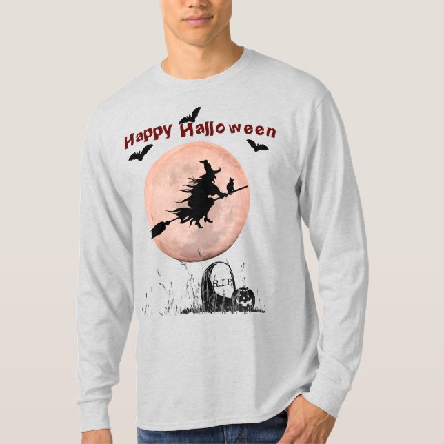 Ash Halloween Witch (w/ underbase) T-Shirt (Front)