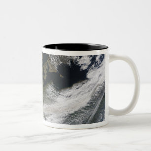 Ash plume from Eyjafjallajokull Volcano 2 Two-Tone Coffee Mug