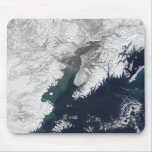 Ash plume from Mount Redoubt, Alaska Mouse Pad