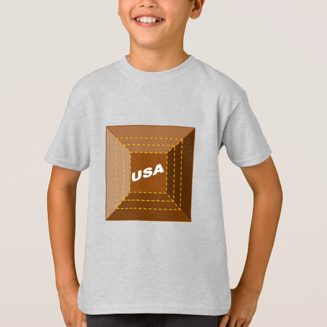 Ash T-shirt Children CHOCOLAT USA (Front)