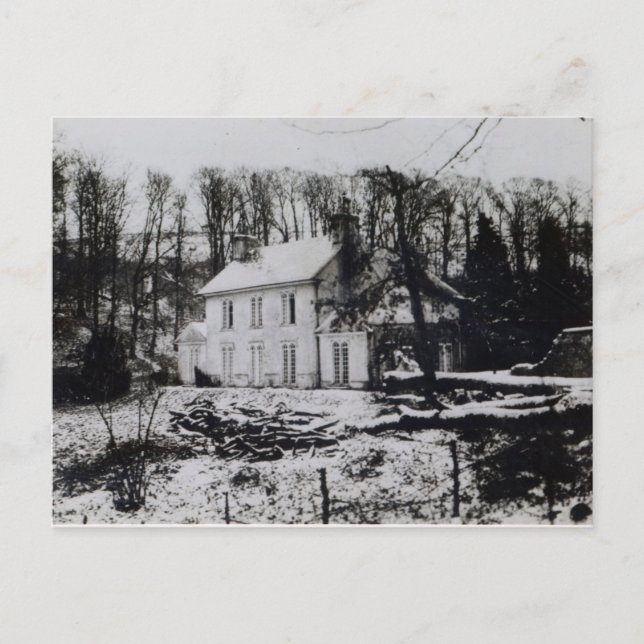 Asham House near Beddingham in East Sussex Postcard (Front)