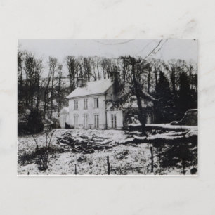 Asham House near Beddingham in East Sussex Postcard