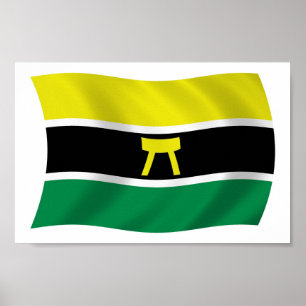 Ashanti People Flag Poster Print
