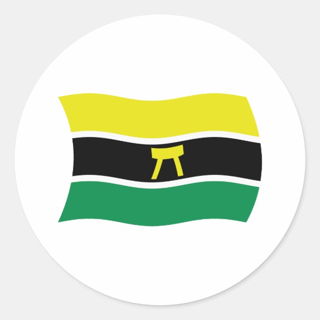 Ashanti People Flag Sticker (Front)