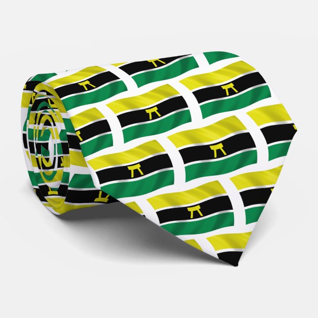Ashanti People Flag Tie (Rolled)