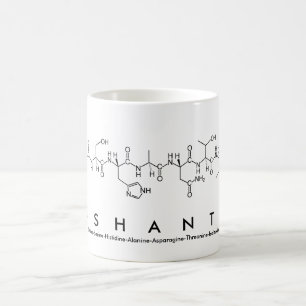 Ashanti peptide name mug