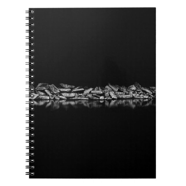 Ashbridges Bay Breakwall 1 Spiral Notebook (Front)
