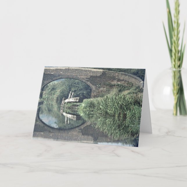 Ashby canal note card notelet (Front)