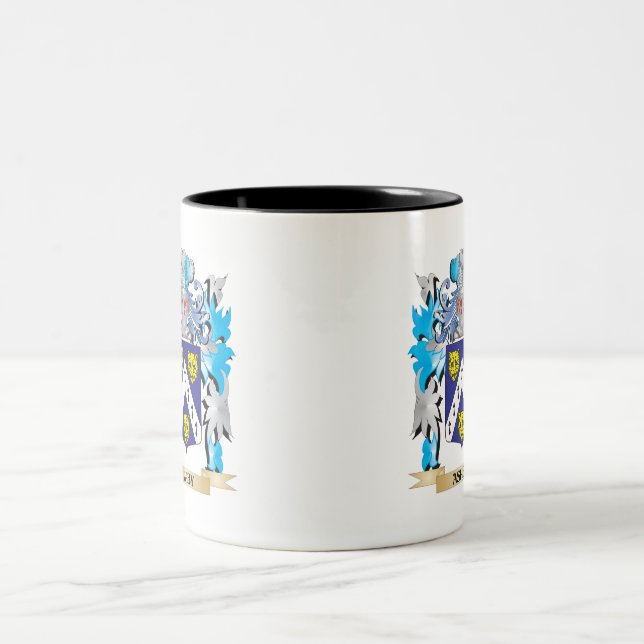 Ashby Coat Of Arms Two-Tone Coffee Mug (Center)