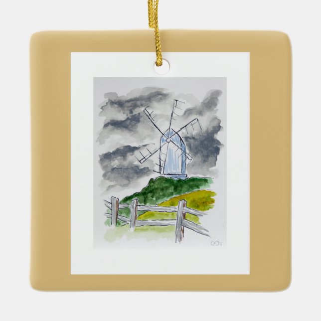 Ashcombe Mill Christmas Ornament (Front)