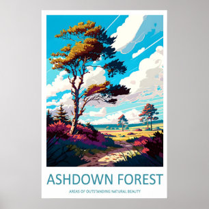 Ashdown Forest Travel Print Wall Art Ashdown