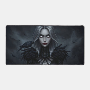 Ashen Widow Desk Mat