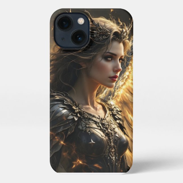 Ashenlight: The Shadowflame Seraph iPhone Case (Back)