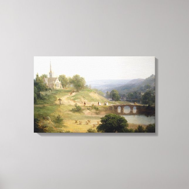 Asher Brown Durand Sunday Morning Canvas Print (Front)