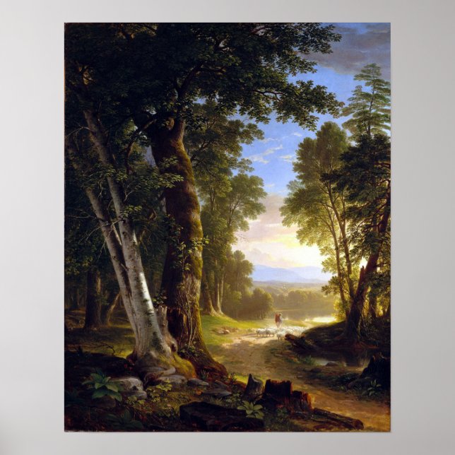 Asher Durand The Beeches Poster (Front)