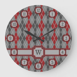 Ashes and Embers Argyle Clock