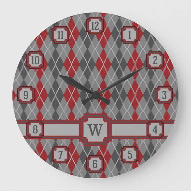 Ashes and Embers Argyle Clock (Front)