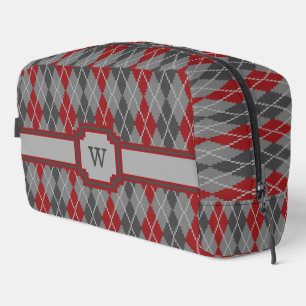 Ashes and Embers Argyle Dopp Kit