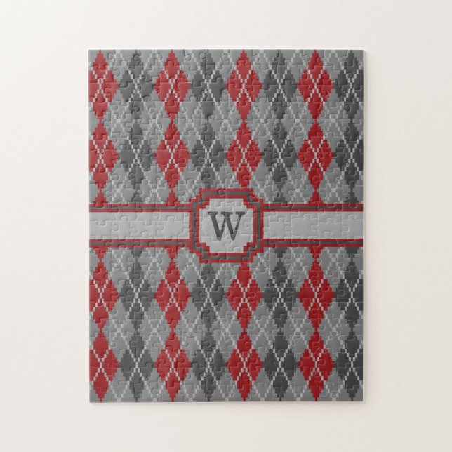 Ashes and Embers Argyle Puzzle (Vertical)
