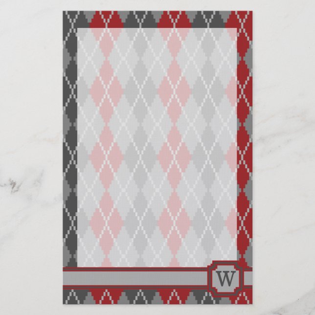 Ashes and Embers Argyle Stationery (Front)