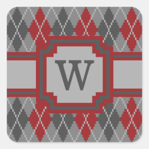 Ashes and Embers Argyle Sticker