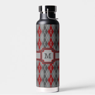 Ashes and Embers Argyle Water Bottle