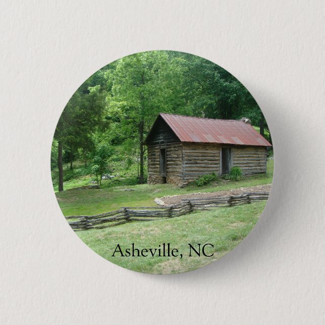Asheville, North Carolina 6 Cm Round Badge (Front)