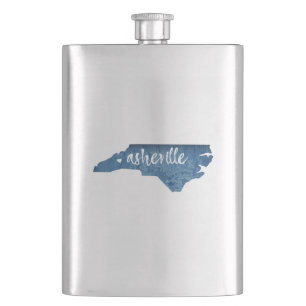 Asheville, North Carolina Hip Flask