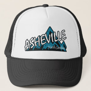 Asheville North Carolina Mountains Trucker Hat