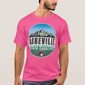 Asheville North Carolina Nc Green Active T-Shirt