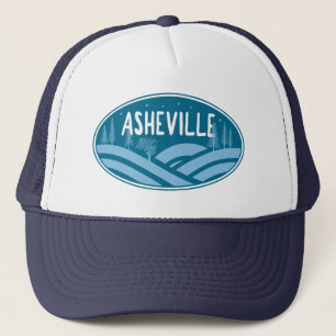 Asheville North Carolina Outdoors Trucker Hat