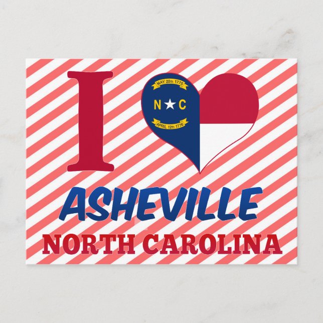 Asheville, North Carolina Postcard (Front)