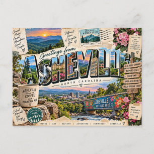 Asheville North Carolina Postcard