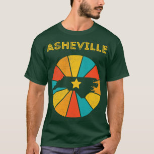 Asheville North olina Vintage Distressed Souvenir T-Shirt