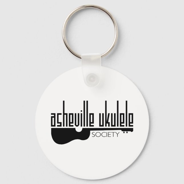 Asheville Ukulele Society Key Ring (Front)
