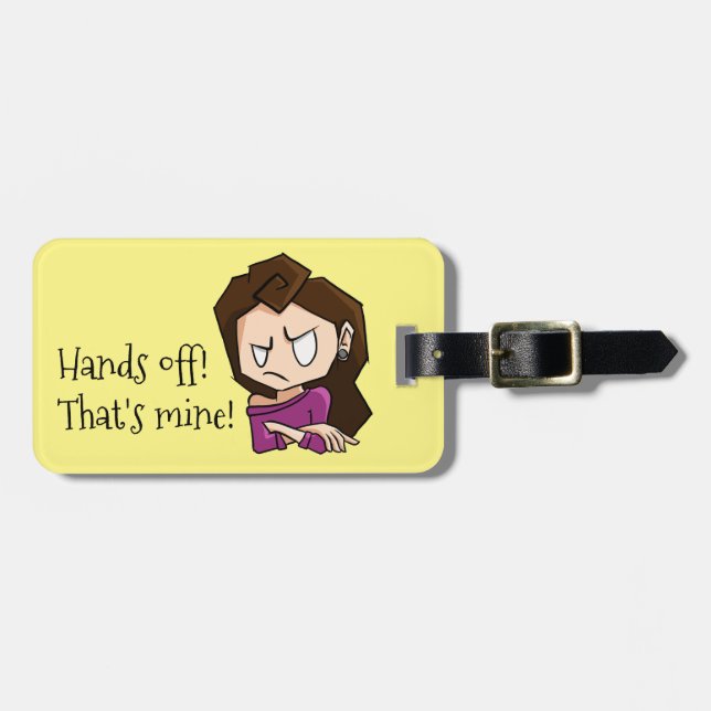 Äshi "I see you" Luggage Tag (Front Horizontal)