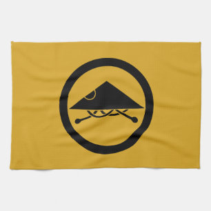 Ashigaru helmet in circel tea towel