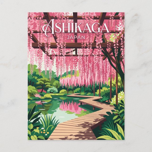 Ashikaga Flower Park Japan Postcard (Front)