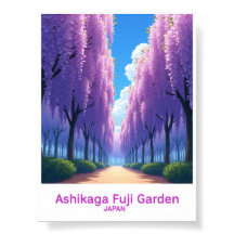 Ashikaga Flower Park Japan Travel Poster
