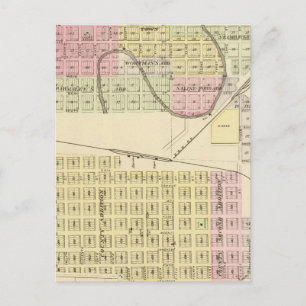 Ashland and Wahoo, Nebraska Postcard
