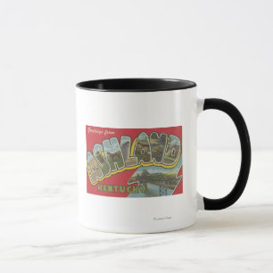 Ashland, Kentucky - Large Letter Scenes Mug