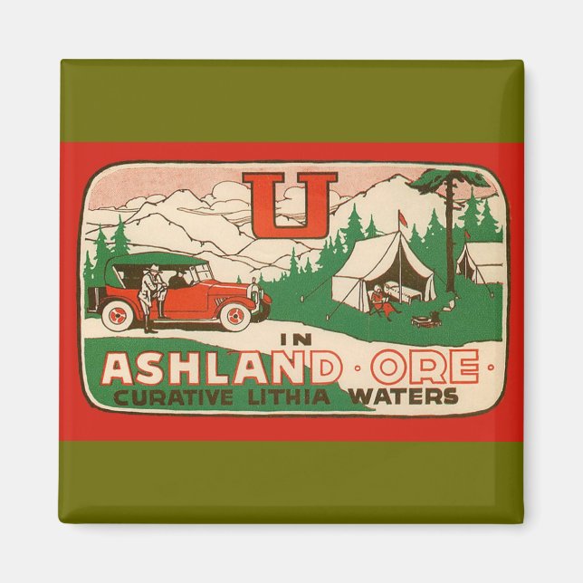 Ashland Oregon Magnet (Front)