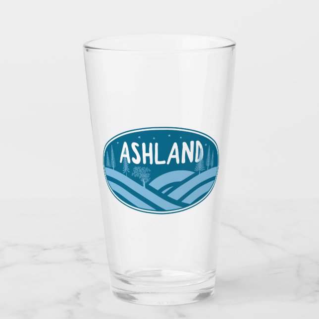 Ashland Oregon Outdoors Glass (Front)