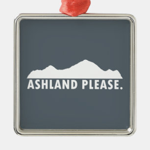 Ashland Oregon Please Metal Tree Decoration
