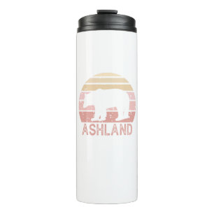 Ashland Oregon Retro Bear Thermal Tumbler