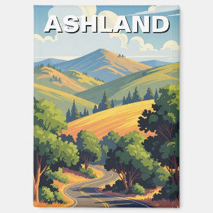 Ashland Oregon Travel Postcard Magnet