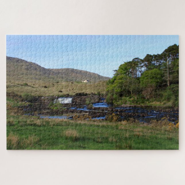 Ashleigh Falls, Co. Mayo, Ireland. Jigsaw Puzzle (Horizontal)
