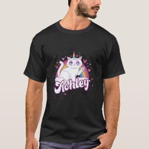 Ashley Adorable Name With Beautiful Caticorn T-Shirt