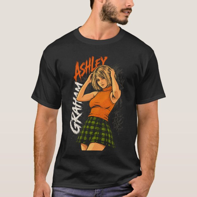 Ashley Horror Graham Art 09 | Basic Dark T-Shirt (Front)